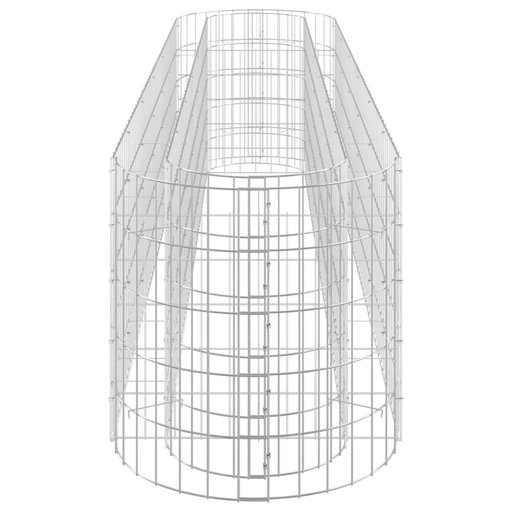 Gabiono lovelis, 260x50x50cm, galvanizuota geležis, aukštas Gabiono lovelis, 260x50x50cm, galvanizuota geležis, aukštas - Image 5