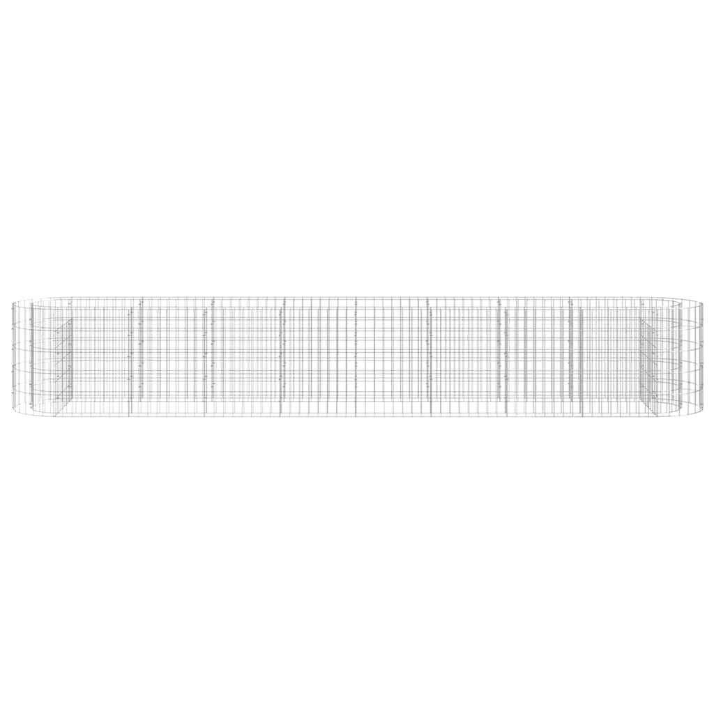 Gabiono lovelis, 330x50x50cm, galvanizuota geležis, aukštas Gabiono lovelis, 330x50x50cm, galvanizuota geležis, aukštas - Image 4
