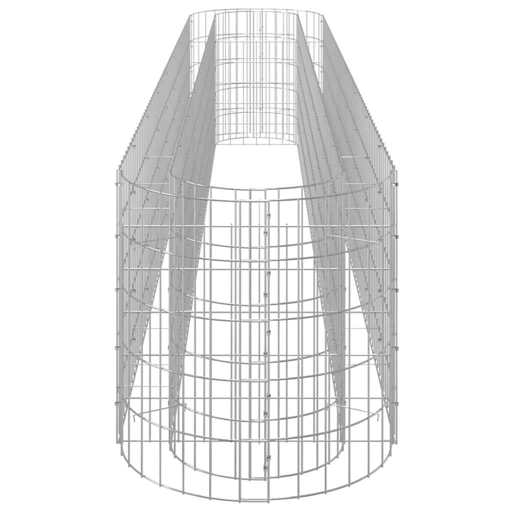 Gabiono lovelis, 330x50x50cm, galvanizuota geležis, aukštas Gabiono lovelis, 330x50x50cm, galvanizuota geležis, aukštas - Image 5