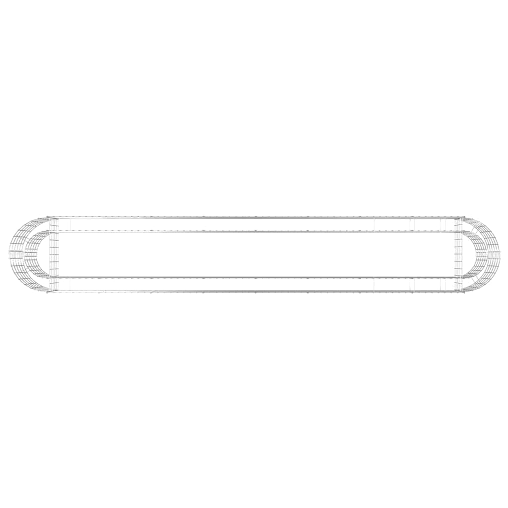 Gabiono lovelis, 330x50x50cm, galvanizuota geležis, aukštas Gabiono lovelis, 330x50x50cm, galvanizuota geležis, aukštas - Image 6