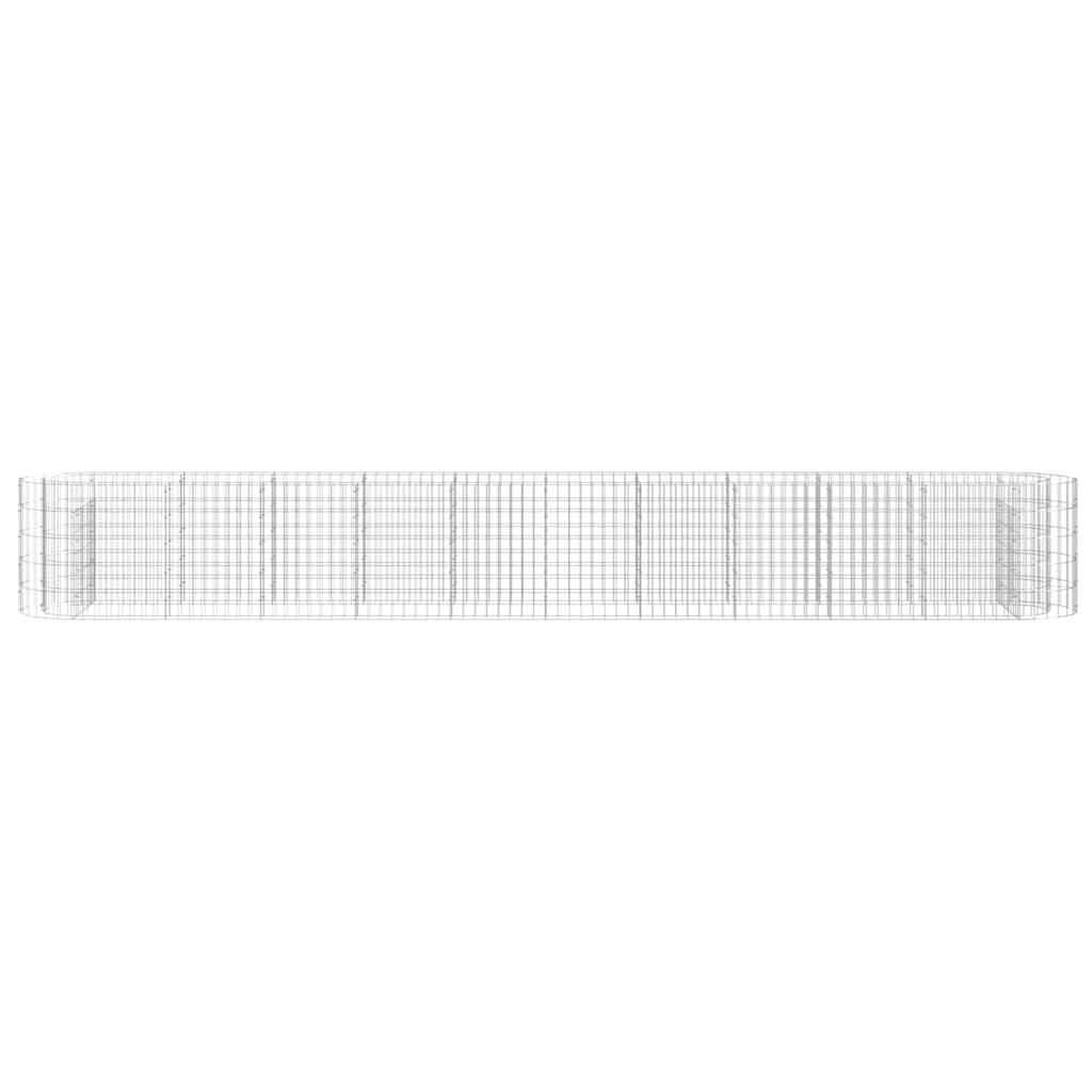 Gabiono lovelis, 400x50x50cm, galvanizuota geležis, aukštas Gabiono lovelis, 400x50x50cm, galvanizuota geležis, aukštas - Image 4