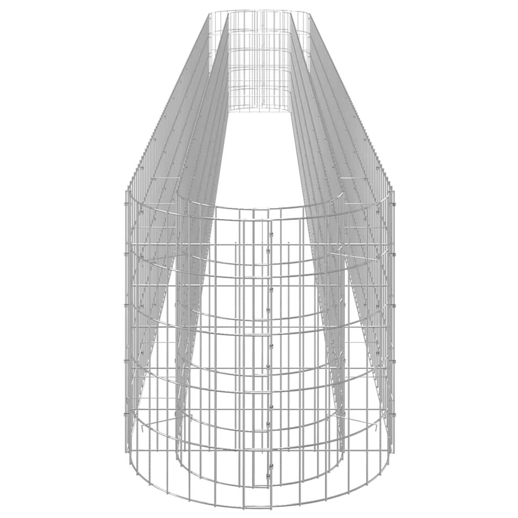 Gabiono lovelis, 470x50x50cm, galvanizuota geležis, aukštas Gabiono lovelis, 470x50x50cm, galvanizuota geležis, aukštas - Image 5