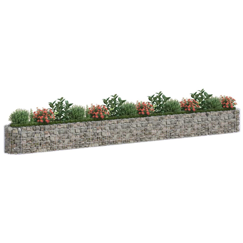 Gabiono lovelis, 540x50x50cm, galvanizuota geležis, aukštas Gabiono lovelis, 540x50x50cm, galvanizuota geležis, aukštas - Image 3