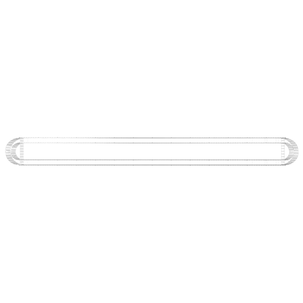 Gabiono lovelis, 540x50x50cm, galvanizuota geležis, aukštas Gabiono lovelis, 540x50x50cm, galvanizuota geležis, aukštas - Image 6