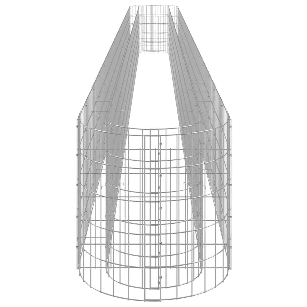 Gabiono lovelis, 610x50x50cm, galvanizuota geležis, aukštas Gabiono lovelis, 610x50x50cm, galvanizuota geležis, aukštas - Image 5