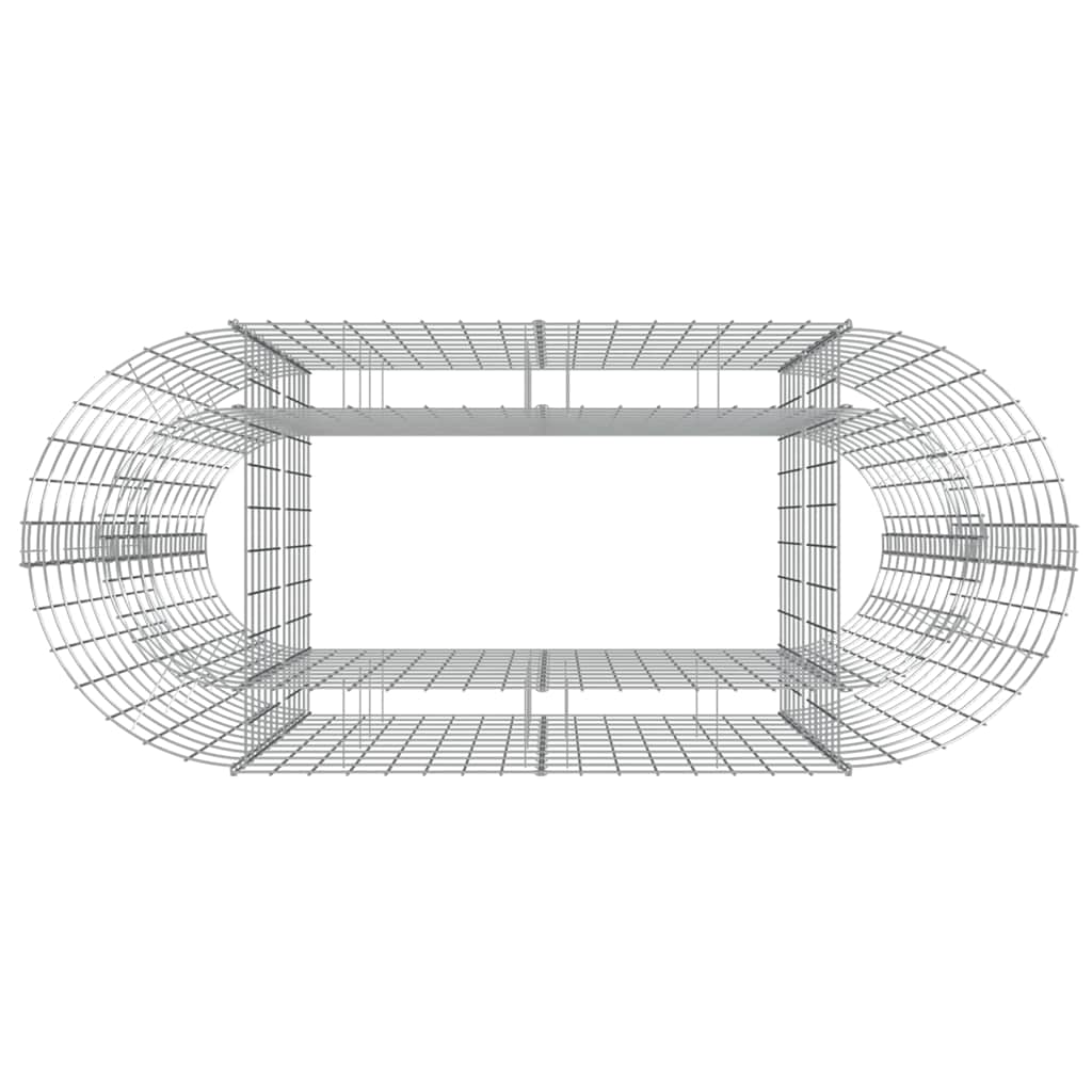Gabiono lovelis, 120x50x100cm, galvanizuota geležis, aukštas Gabiono lovelis, 120x50x100cm, galvanizuota geležis, aukštas - Image 5