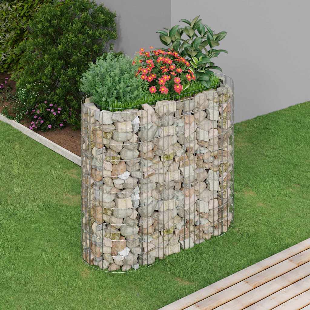Gabiono lovelis, 120x50x100cm, galvanizuota geležis, aukštas Gabiono lovelis, 120x50x100cm, galvanizuota geležis, aukštas - Image 2