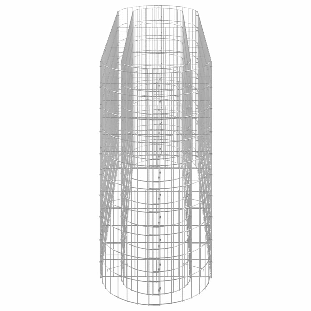 Gabiono lovelis, 190x50x100cm, galvanizuota geležis, aukštas Gabiono lovelis, 190x50x100cm, galvanizuota geležis, aukštas - Image 4
