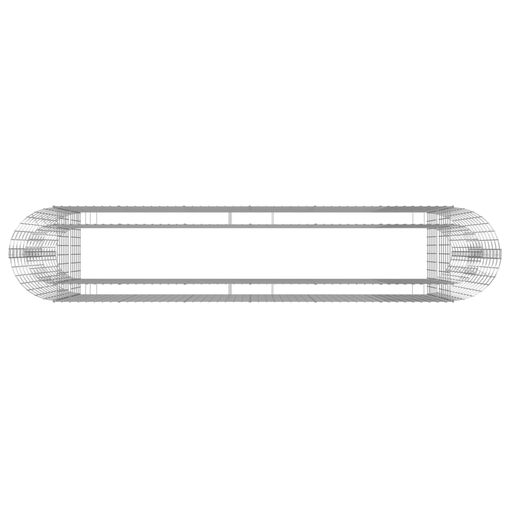 Gabiono lovelis, 260x50x100cm, galvanizuota geležis, aukštas Gabiono lovelis, 260x50x100cm, galvanizuota geležis, aukštas - Image 5