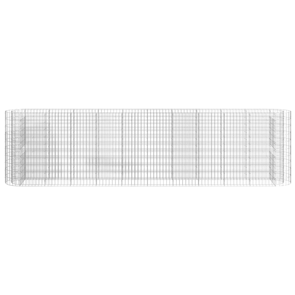 Gabiono lovelis, 400x50x100cm, galvanizuota geležis, aukštas Gabiono lovelis, 400x50x100cm, galvanizuota geležis, aukštas - Image 4