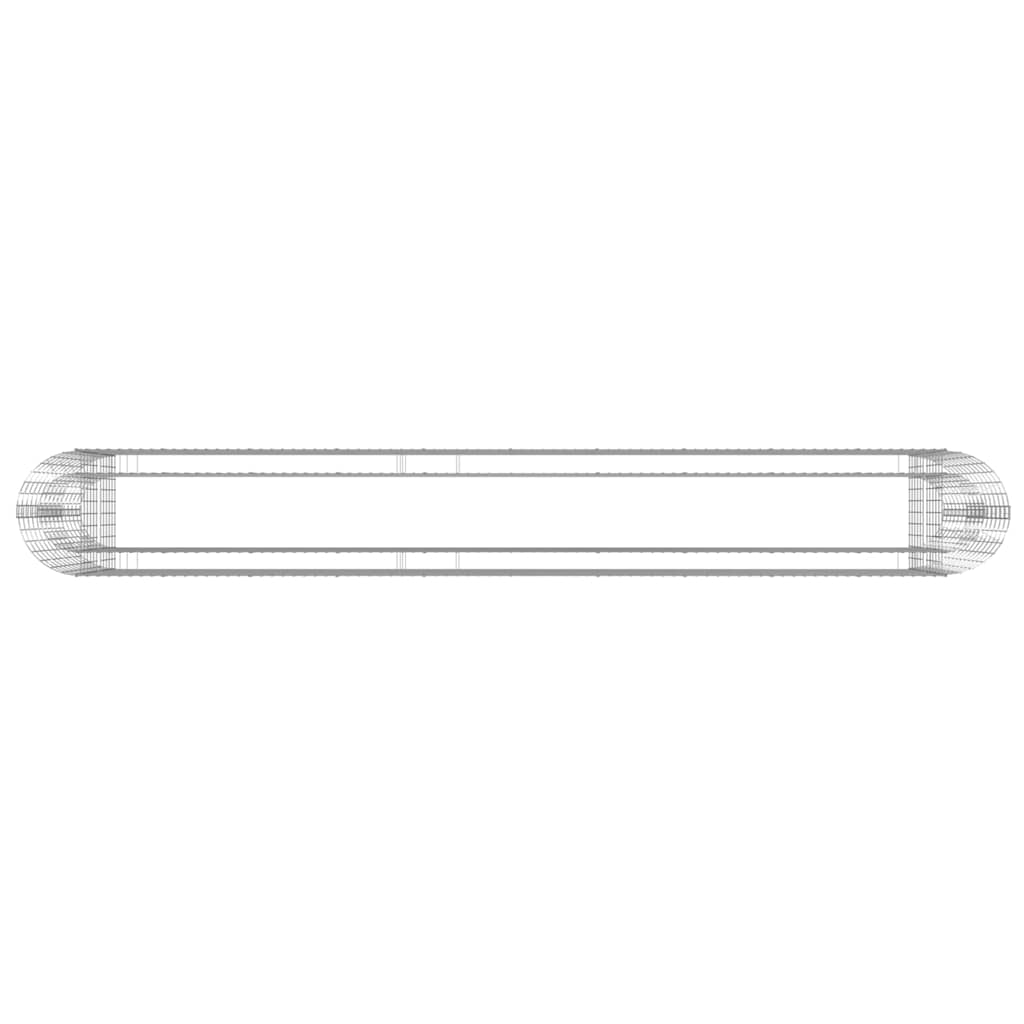 Gabiono lovelis, 400x50x100cm, galvanizuota geležis, aukštas Gabiono lovelis, 400x50x100cm, galvanizuota geležis, aukštas - Image 6