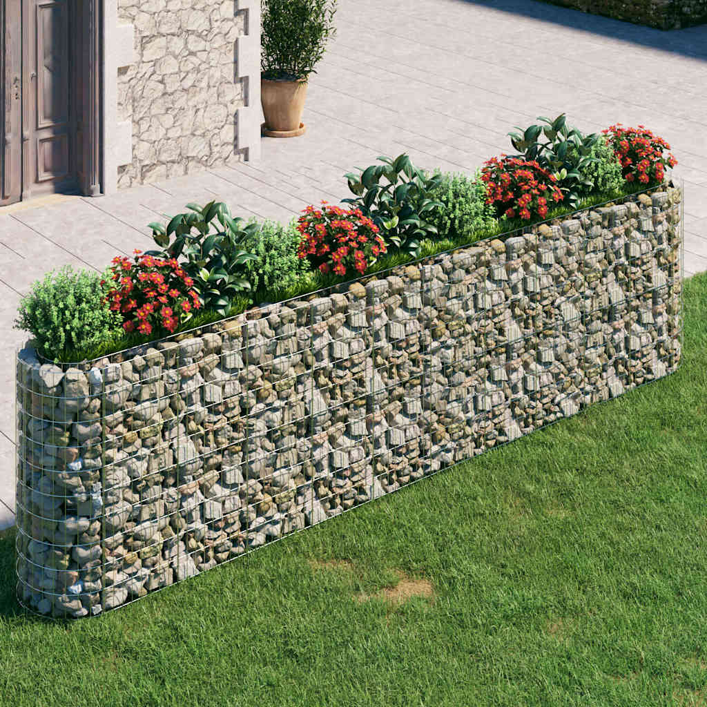 Gabiono lovelis, 400x50x100cm, galvanizuota geležis, aukštas Gabiono lovelis, 400x50x100cm, galvanizuota geležis, aukštas - Image 2