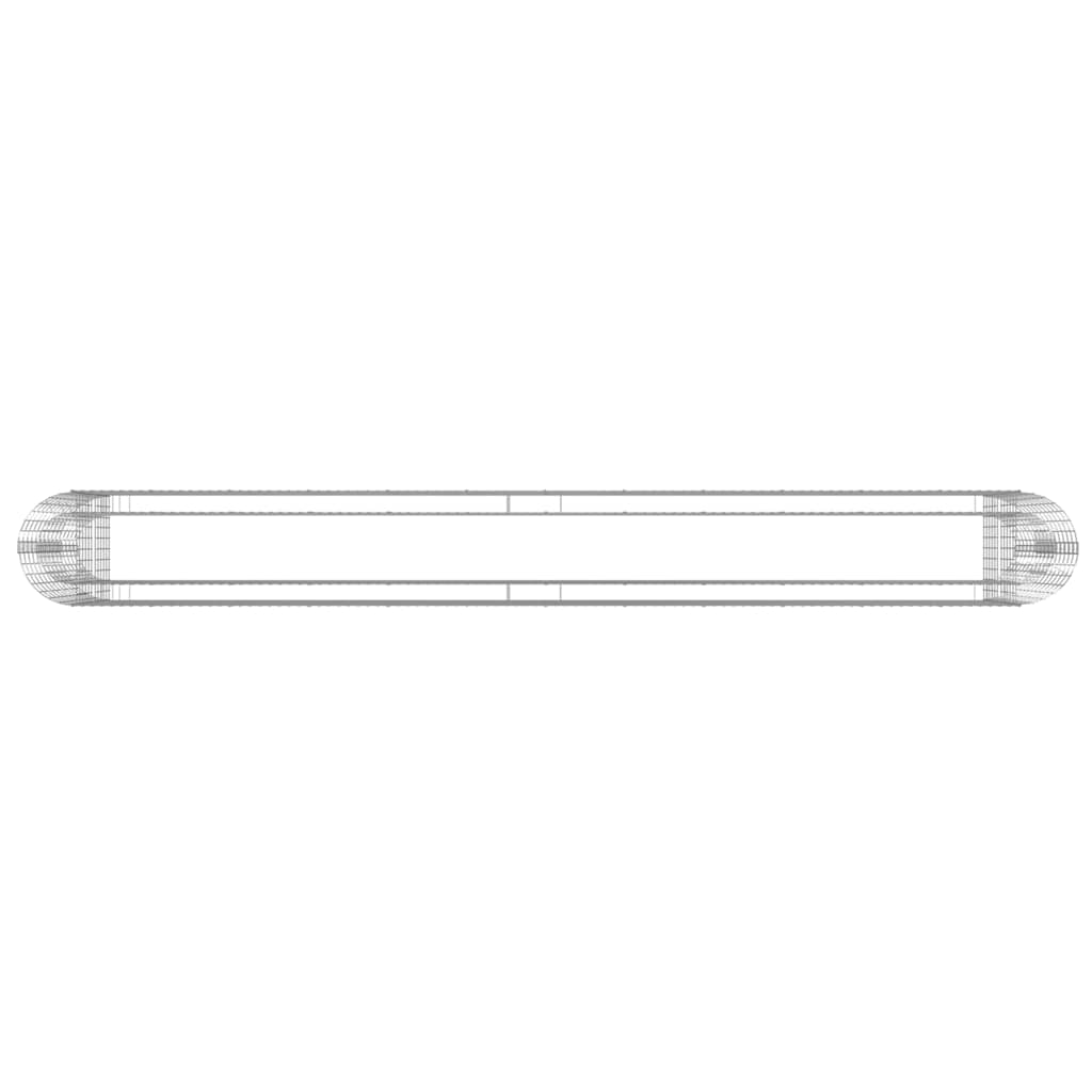 Gabiono lovelis, 470x50x100cm, galvanizuota geležis, aukštas Gabiono lovelis, 470x50x100cm, galvanizuota geležis, aukštas - Image 6