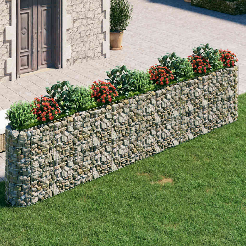 Gabiono lovelis, 470x50x100cm, galvanizuota geležis, aukštas Gabiono lovelis, 470x50x100cm, galvanizuota geležis, aukštas - Image 2