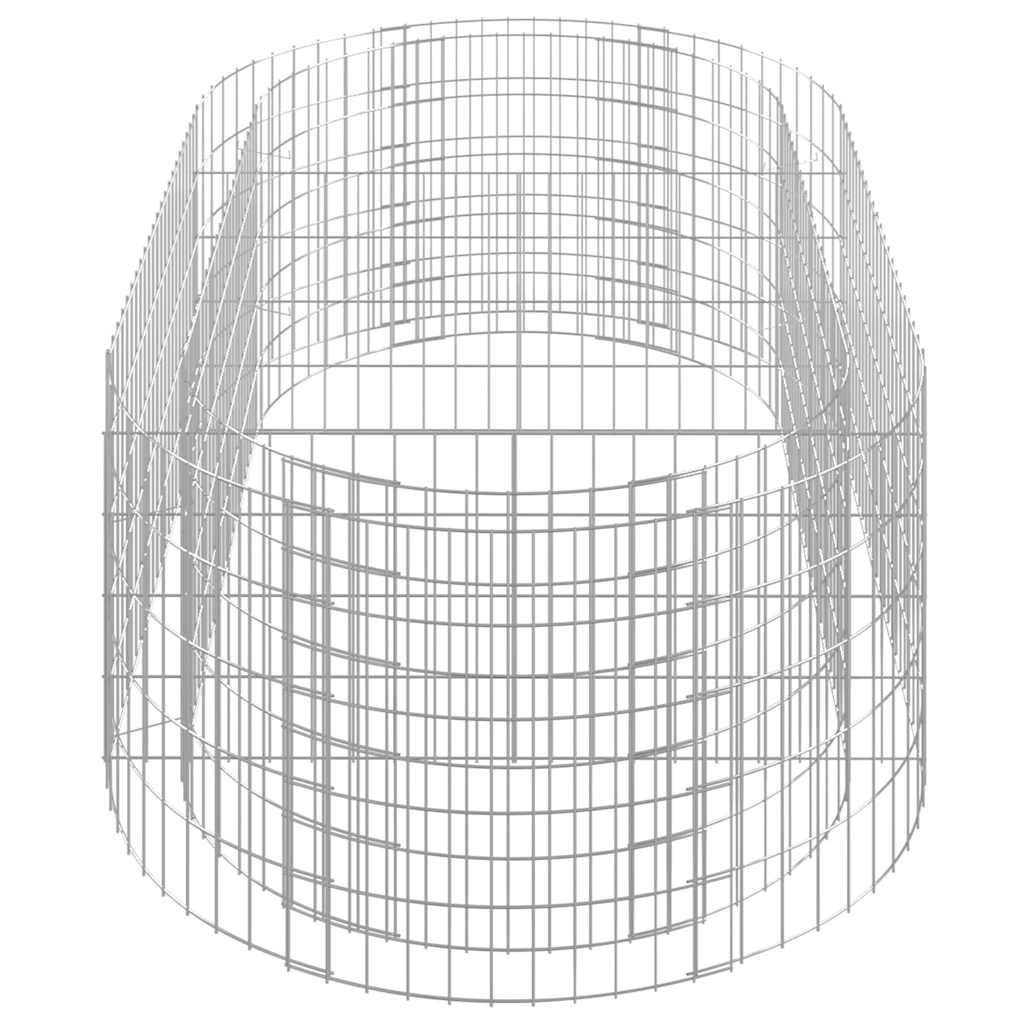 Gabiono lovelis, 200x100x50cm, galvanizuota geležis, aukštas Gabiono lovelis, 200x100x50cm, galvanizuota geležis, aukštas - Image 5