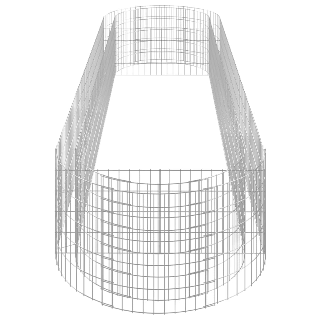 Gabiono lovelis, 400x100x50cm, galvanizuota geležis, aukštas Gabiono lovelis, 400x100x50cm, galvanizuota geležis, aukštas - Image 5