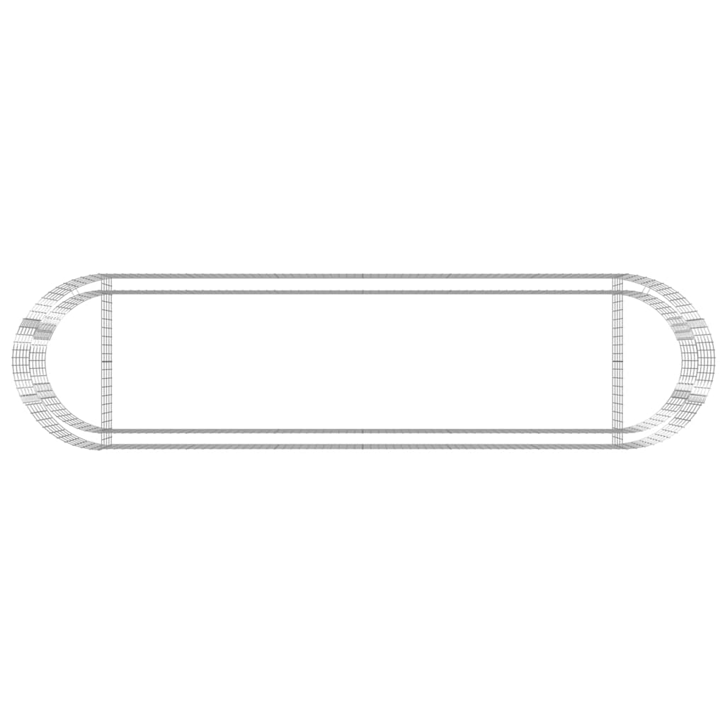 Gabiono lovelis, 400x100x50cm, galvanizuota geležis, aukštas Gabiono lovelis, 400x100x50cm, galvanizuota geležis, aukštas - Image 6