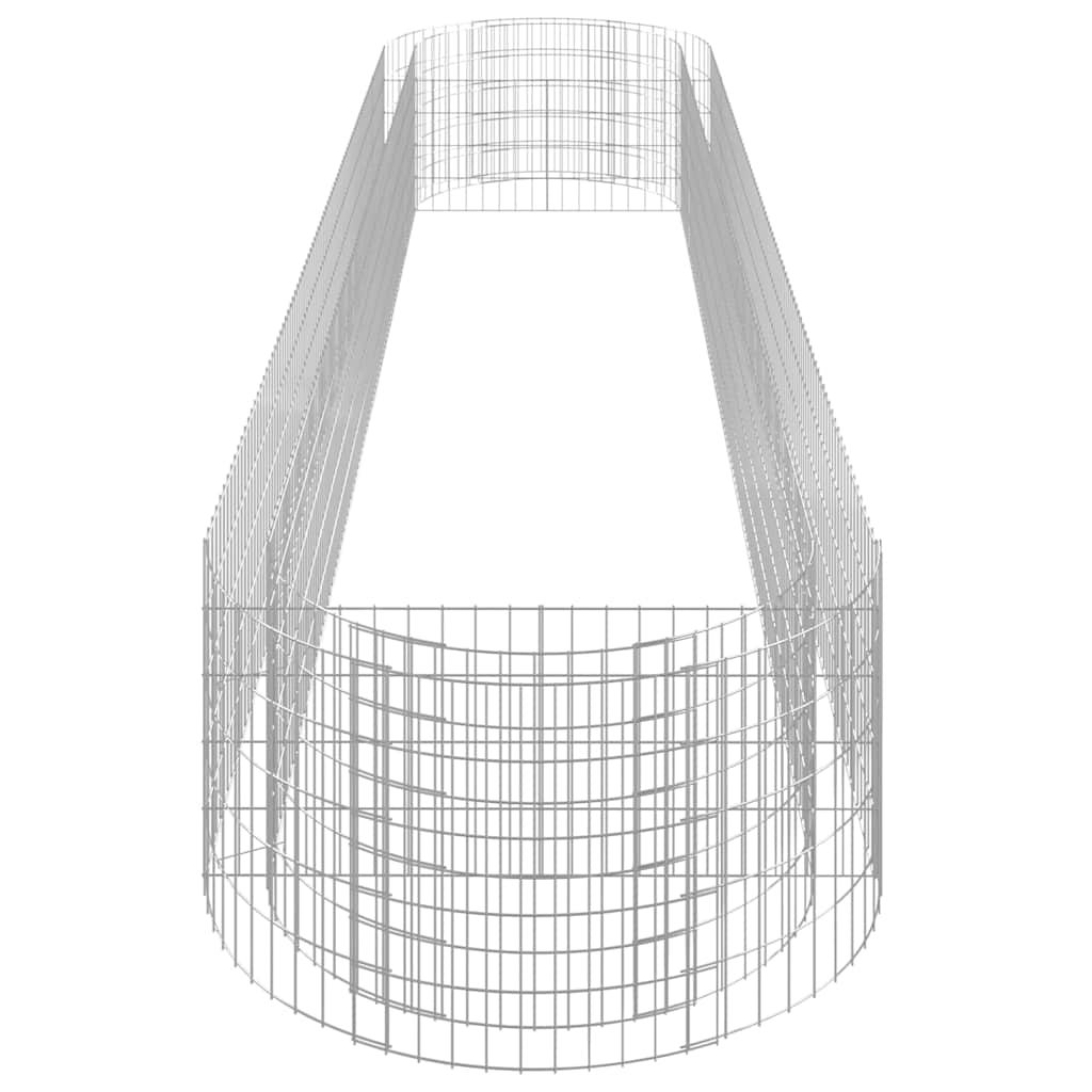 Gabiono lovelis, 500x100x50cm, galvanizuota geležis, aukštas Gabiono lovelis, 500x100x50cm, galvanizuota geležis, aukštas - Image 5