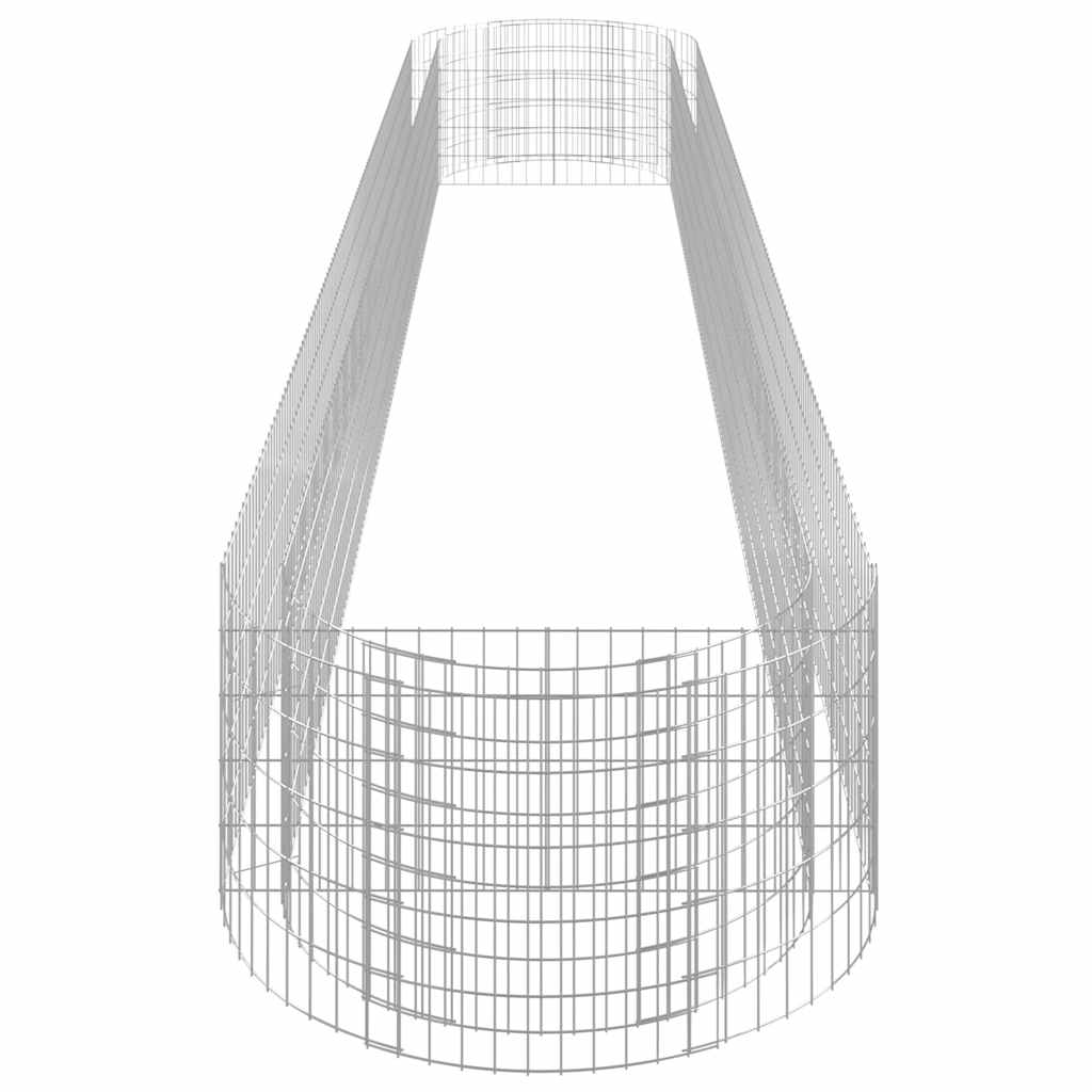 Gabiono lovelis, 600x100x50cm, galvanizuota geležis, aukštas Gabiono lovelis, 600x100x50cm, galvanizuota geležis, aukštas - Image 5