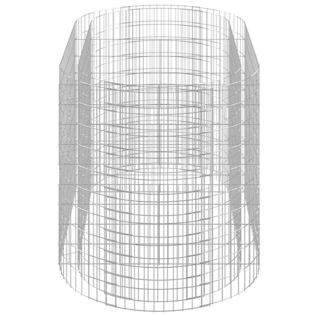 Gabiono lovelis, 200x100x100cm, galvanizuota geležis, aukštas Gabiono lovelis, 200x100x100cm, galvanizuota geležis, aukštas - Image 5