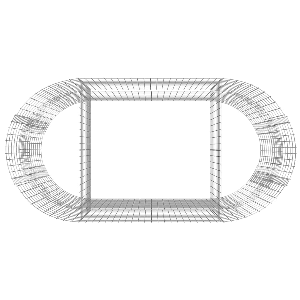 Gabiono lovelis, 200x100x100cm, galvanizuota geležis, aukštas Gabiono lovelis, 200x100x100cm, galvanizuota geležis, aukštas - Image 6