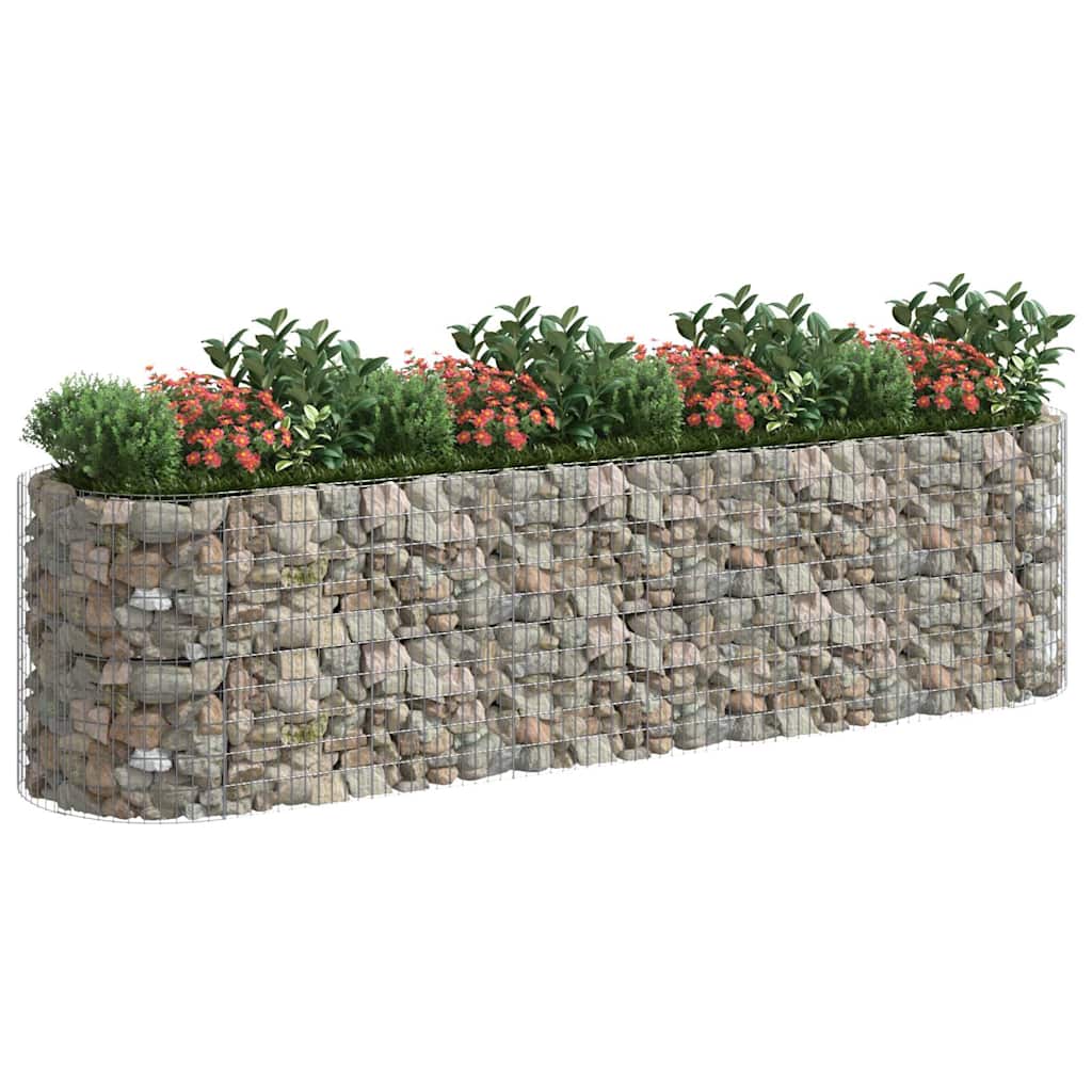 Gabiono lovelis, 400x100x100cm, galvanizuota geležis, aukštas Gabiono lovelis, 400x100x100cm, galvanizuota geležis, aukštas - Image 3