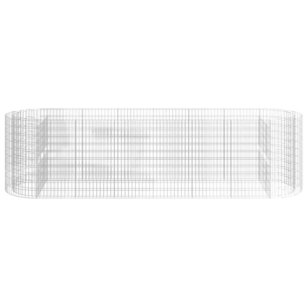 Gabiono lovelis, 400x100x100cm, galvanizuota geležis, aukštas Gabiono lovelis, 400x100x100cm, galvanizuota geležis, aukštas - Image 4