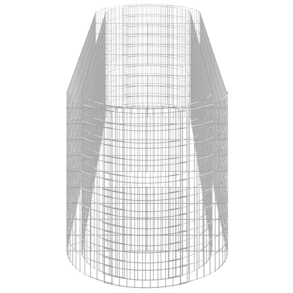Gabiono lovelis, 400x100x100cm, galvanizuota geležis, aukštas Gabiono lovelis, 400x100x100cm, galvanizuota geležis, aukštas - Image 5