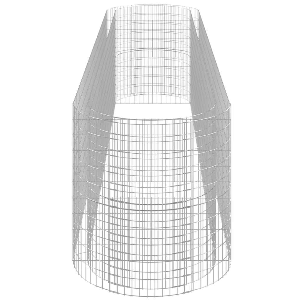 Gabiono lovelis, 500x100x100cm, galvanizuota geležis, aukštas Gabiono lovelis, 500x100x100cm, galvanizuota geležis, aukštas - Image 5