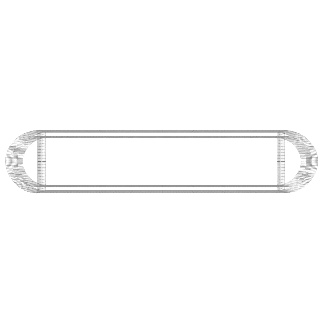 Gabiono lovelis, 500x100x100cm, galvanizuota geležis, aukštas Gabiono lovelis, 500x100x100cm, galvanizuota geležis, aukštas - Image 6