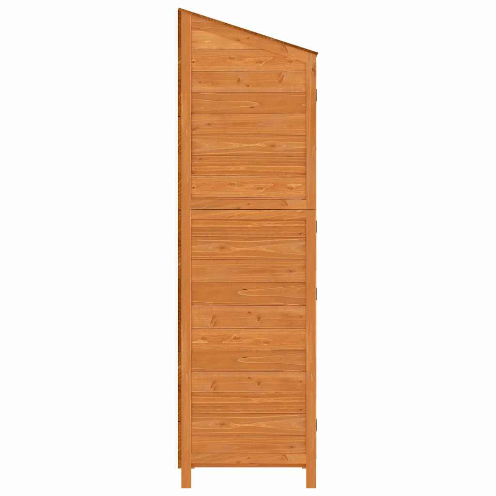 Sodo pašiūrė, ruda, 55x52x174,5cm, eglės medienos masyvas Sodo pašiūrė, ruda, 55x52x174,5cm, eglės medienos masyvas - Image 5