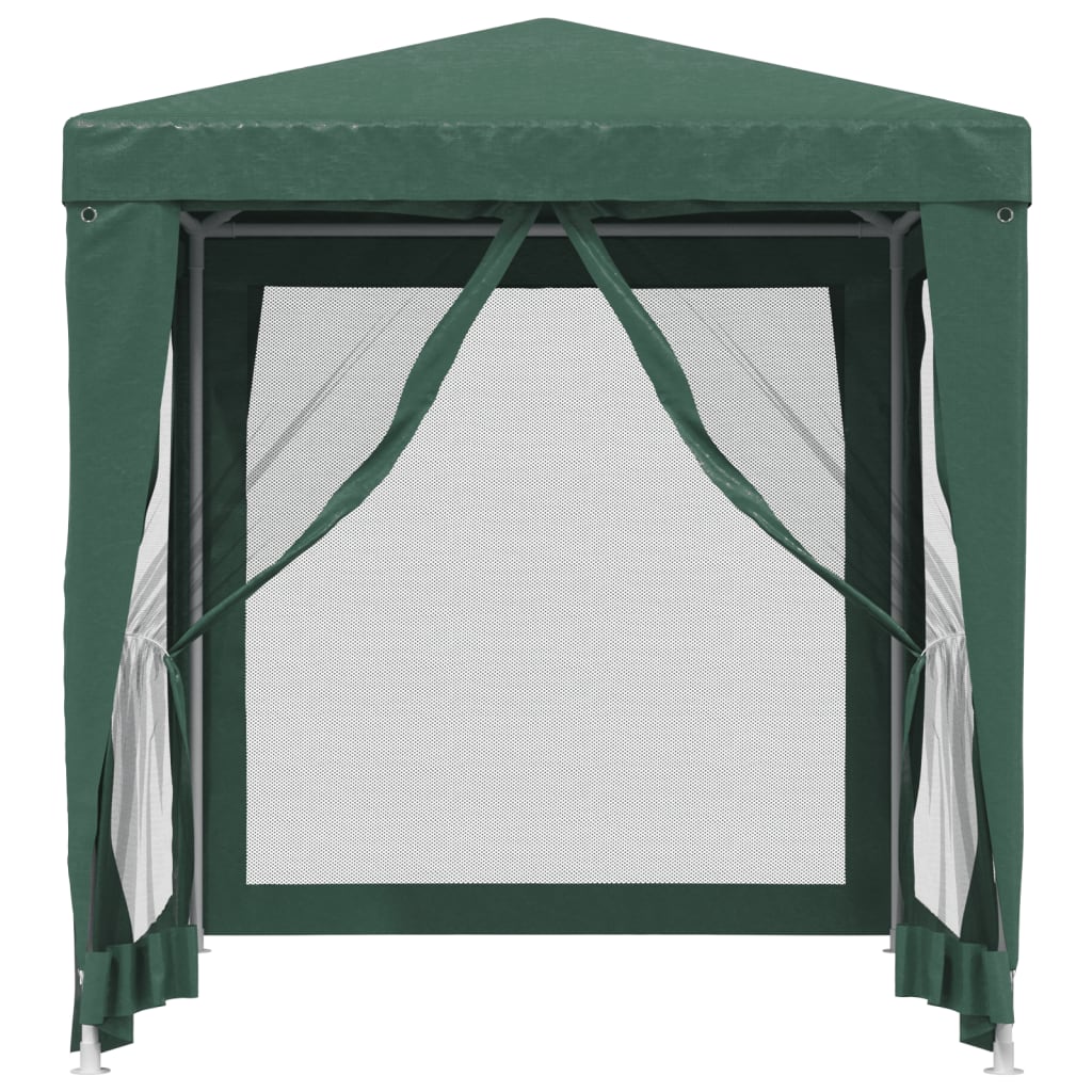 Proginė palapinė su 4 tinklinėmis sienomis, žalia, 2x2m, HDPE Proginė palapinė su 4 tinklinėmis sienomis, žalia, 2x2m, HDPE - Image 3