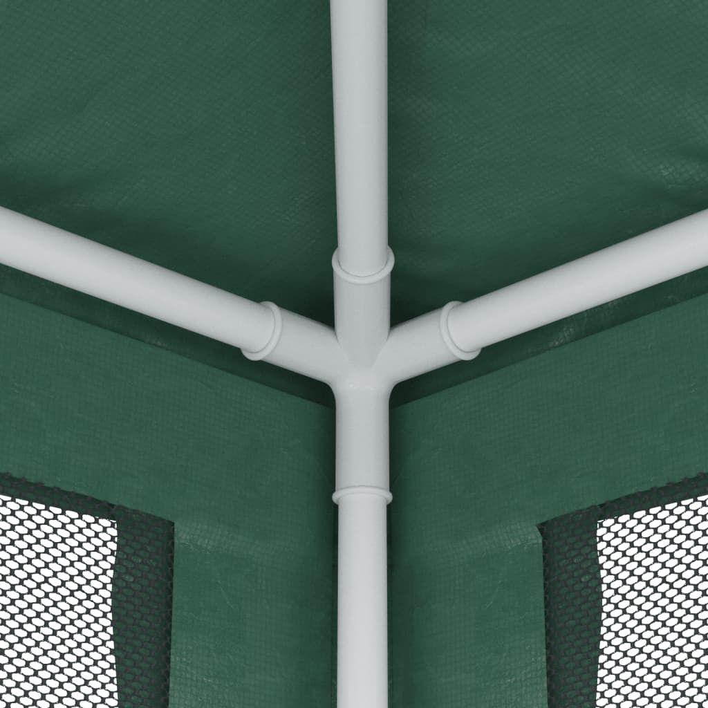 Proginė palapinė su 4 tinklinėmis sienomis, žalia, 2x2m, HDPE Proginė palapinė su 4 tinklinėmis sienomis, žalia, 2x2m, HDPE - Image 6