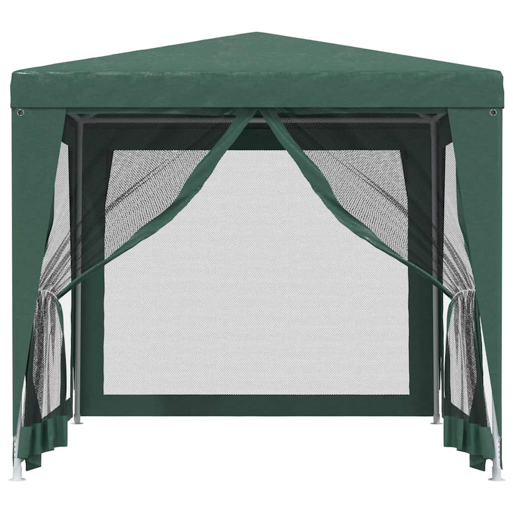 Proginė palapinė su 4 sienomis, žalia, 2,5×2,5m, HDPE Proginė palapinė su 4 sienomis, žalia, 2,5x2,5m, HDPE - Image 3