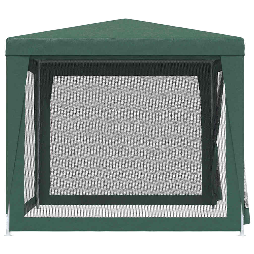 Proginė palapinė su 4 sienomis, žalia, 2,5×2,5m, HDPE Proginė palapinė su 4 sienomis, žalia, 2,5x2,5m, HDPE - Image 4