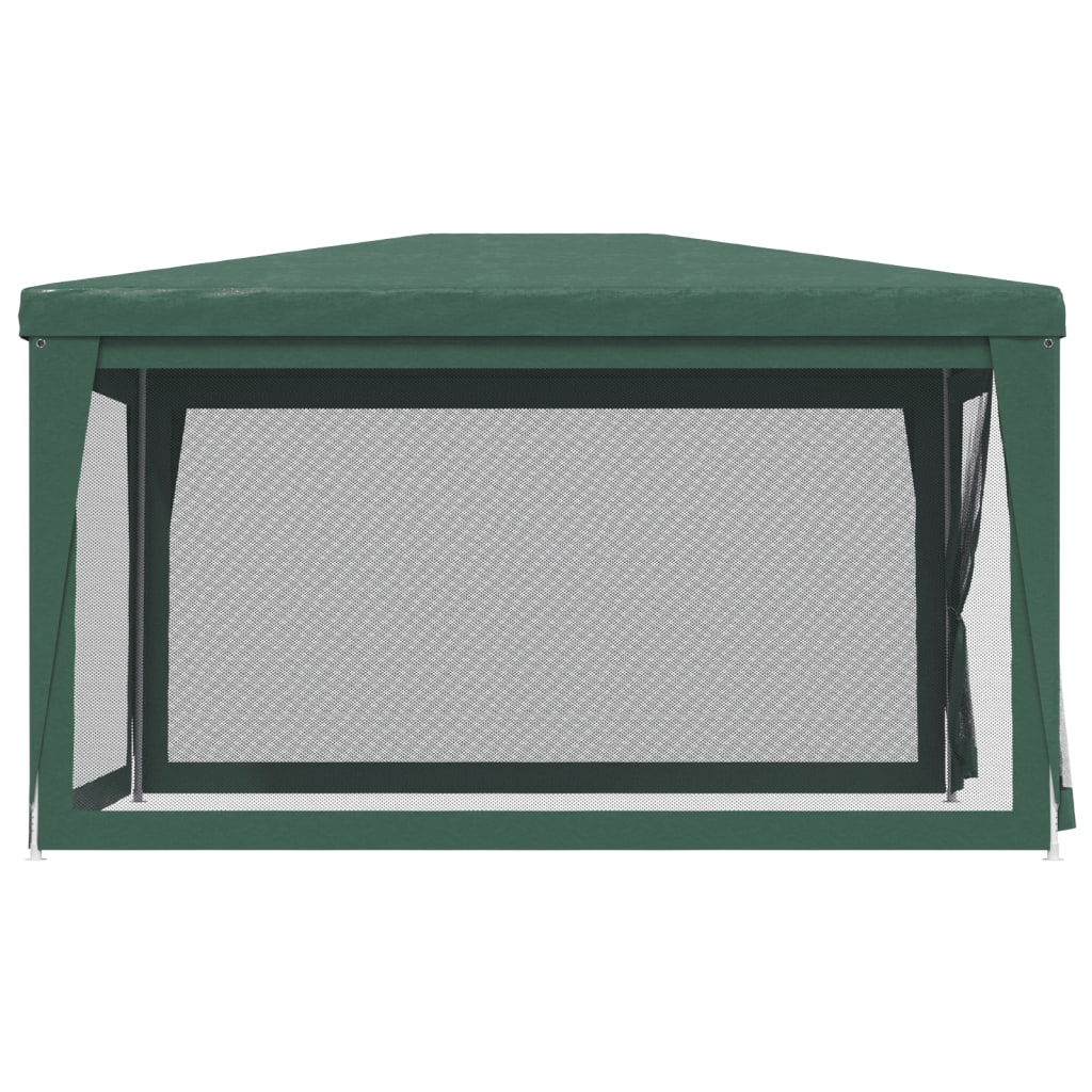 Proginė palapinė su 4 tinklinėmis sienomis, žalia, 3x4m, HDPE Proginė palapinė su 4 tinklinėmis sienomis, žalia, 3x4m, HDPE - Image 4