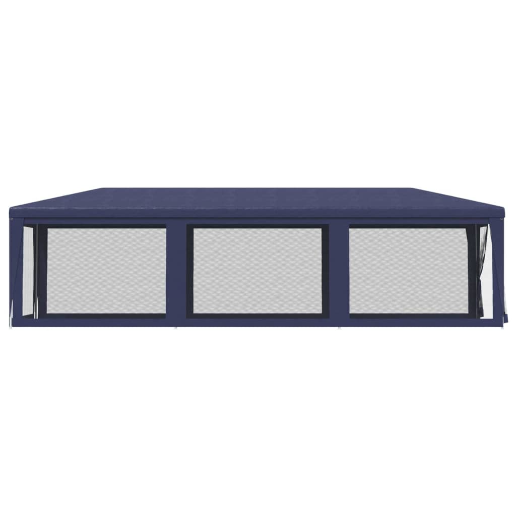 Proginė palapinė su 8 tinklinėmis sienomis, mėlyna, 3x9m, HDPE Proginė palapinė su 8 tinklinėmis sienomis, mėlyna, 3x9m, HDPE - Image 4