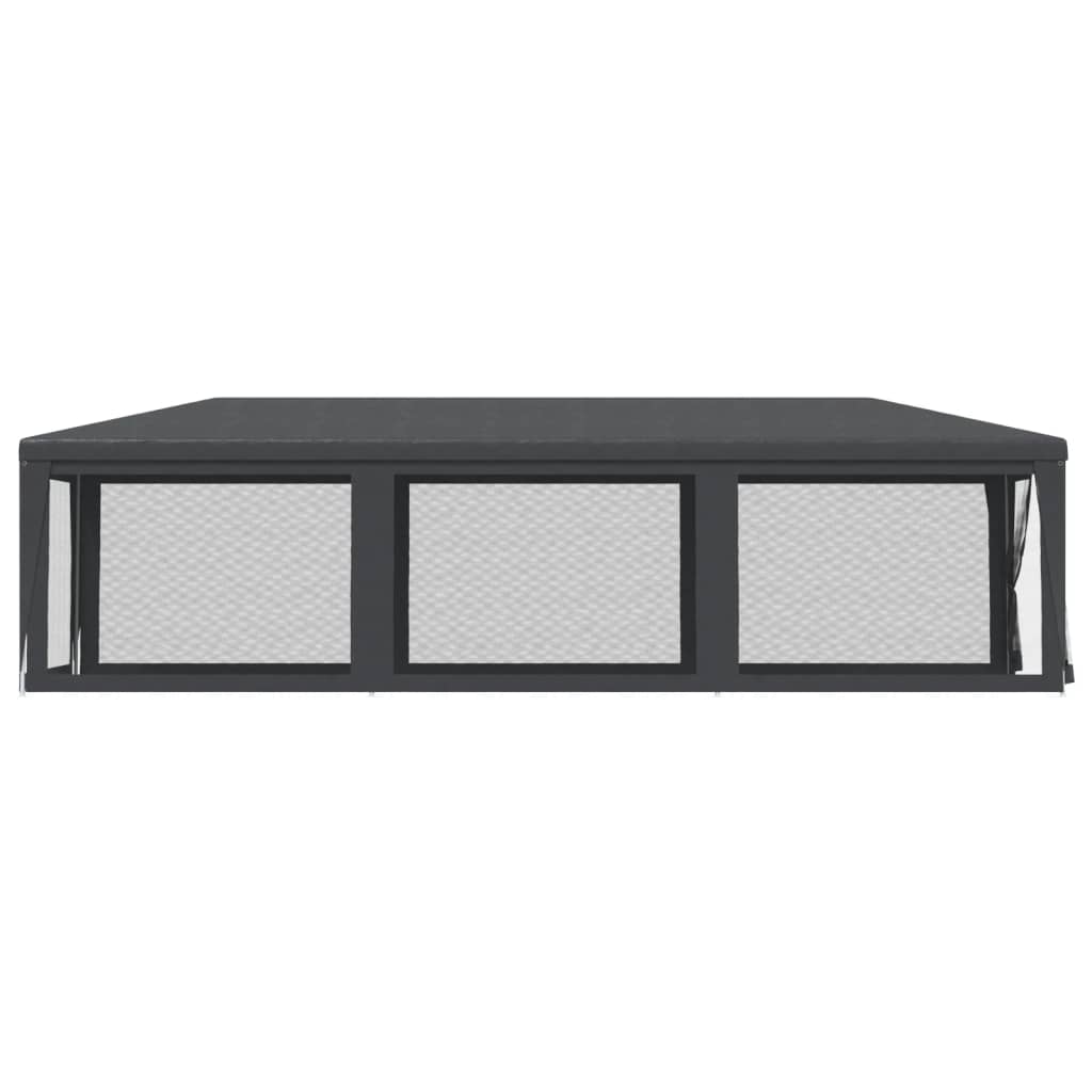 Proginė palapinė su 8 sienomis, antracito, 3x9m, HDPE Proginė palapinė su 8 sienomis, antracito, 3x9m, HDPE - Image 4