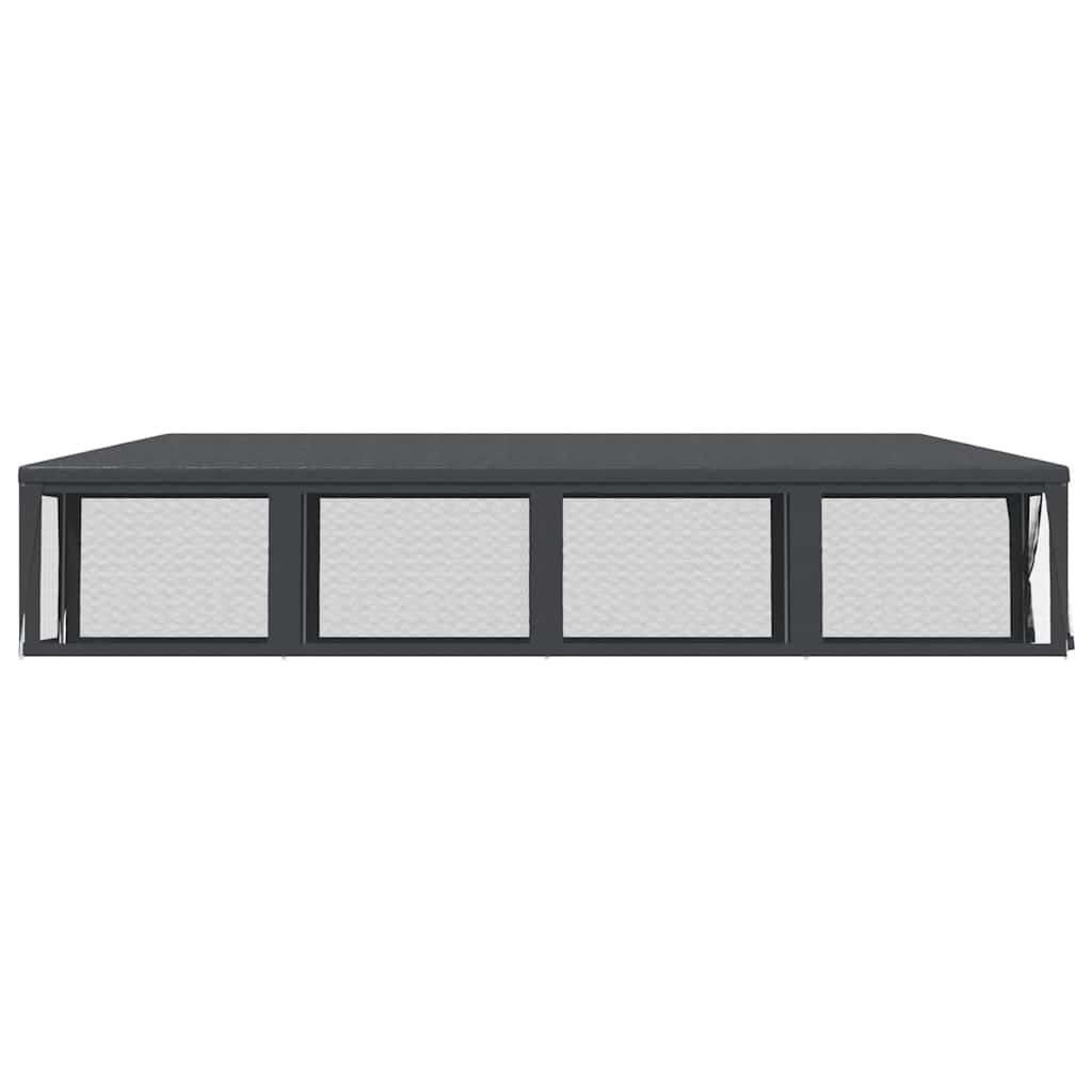 Proginė palapinė su 10 tinklinių sienų, antracito, 3x12m, HDPE Proginė palapinė su 10 tinklinių sienų, antracito, 3x12m, HDPE - Image 4