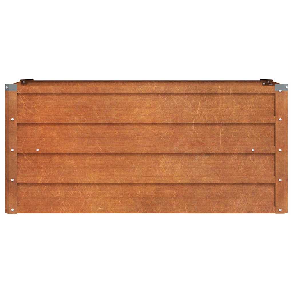 Aukštas sodo lovelis, rūdžių, 100x40x45cm, Corten plienas Aukštas sodo lovelis, rūdžių, 100x40x45cm, Corten plienas - Image 4