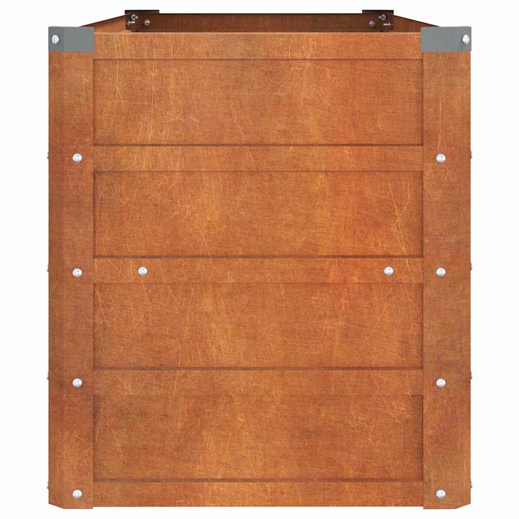 Aukštas sodo lovelis, rūdžių, 100x40x45cm, Corten plienas Aukštas sodo lovelis, rūdžių, 100x40x45cm, Corten plienas - Image 5