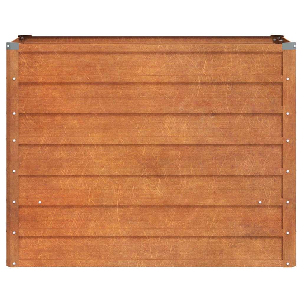 Aukštas sodo lovelis, rūdžių, 100x40x77cm, Corten plienas Aukštas sodo lovelis, rūdžių, 100x40x77cm, Corten plienas - Image 4