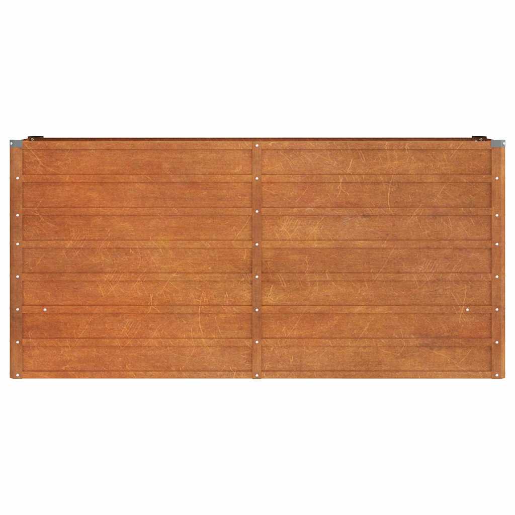 Aukštas sodo lovelis, rūdžių, 160x40x77cm, Corten plienas Aukštas sodo lovelis, rūdžių, 160x40x77cm, Corten plienas - Image 4