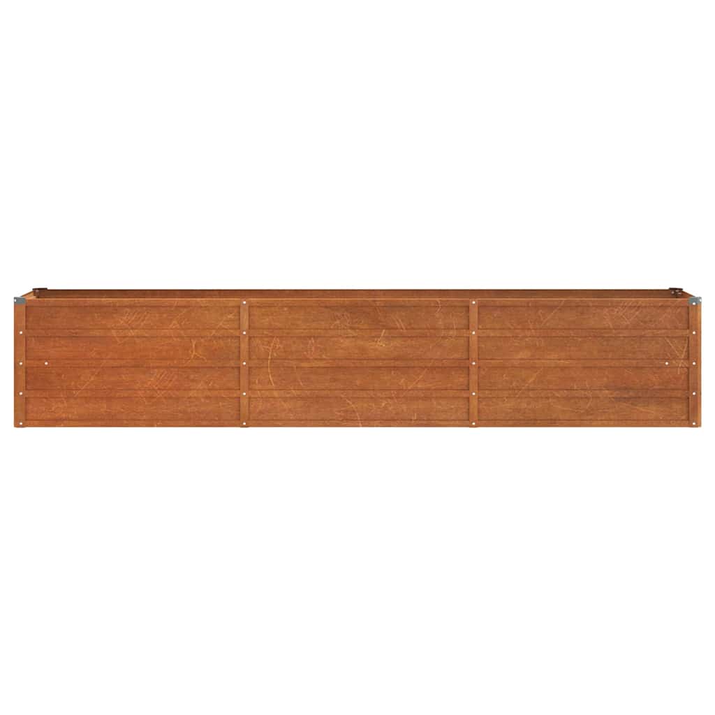 Aukštas sodo lovelis, rūdžių, 240x40x45cm, Corten plienas Aukštas sodo lovelis, rūdžių, 240x40x45cm, Corten plienas - Image 4
