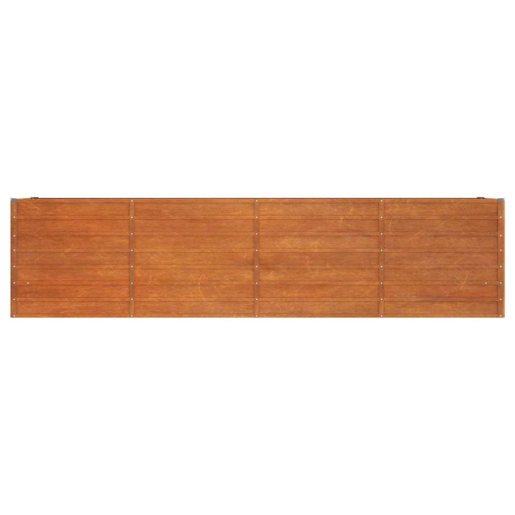 Aukštas sodo lovelis, rūdžių, 320x40x77cm, Corten plienas Aukštas sodo lovelis, rūdžių, 320x40x77cm, Corten plienas - Image 4