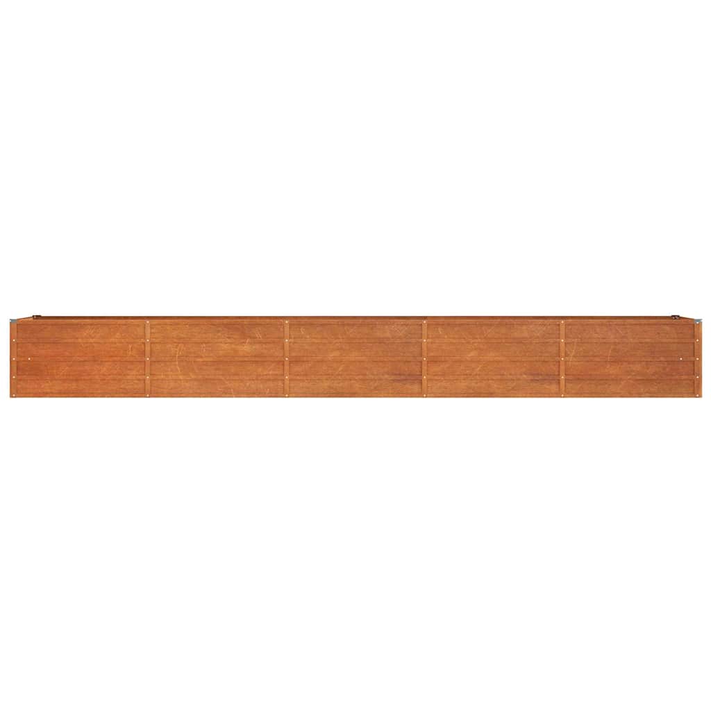 Aukštas sodo lovelis, rūdžių, 400x80x45cm, Corten plienas Aukštas sodo lovelis, rūdžių, 400x80x45cm, Corten plienas - Image 4