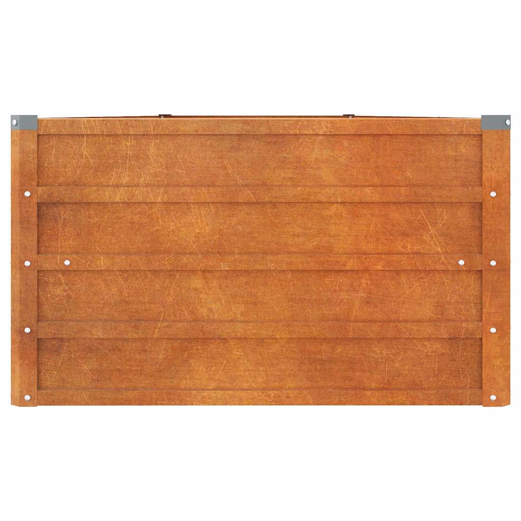 Aukštas sodo lovelis, rūdžių, 400x80x45cm, Corten plienas Aukštas sodo lovelis, rūdžių, 400x80x45cm, Corten plienas - Image 5