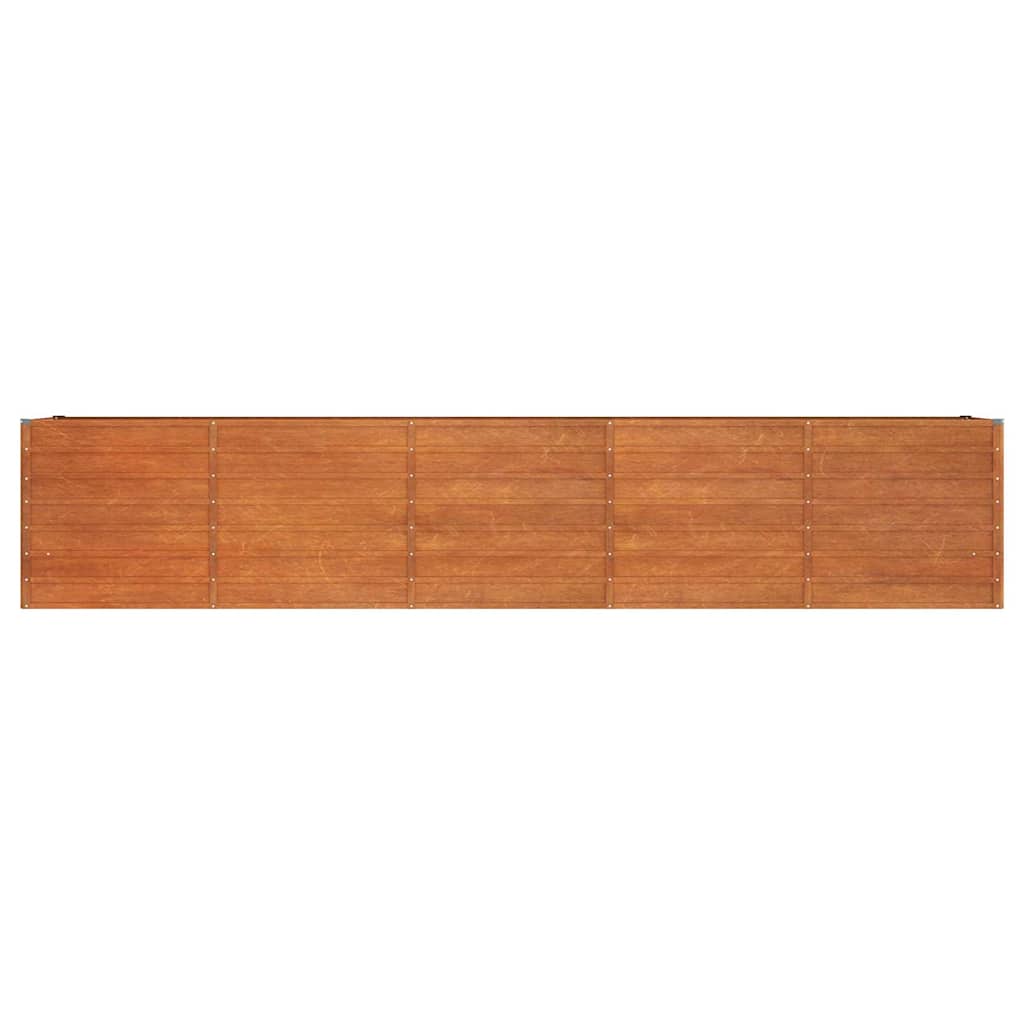 Aukštas sodo lovelis, rūdžių, 400x80x77cm, Corten plienas Aukštas sodo lovelis, rūdžių, 400x80x77cm, Corten plienas - Image 4
