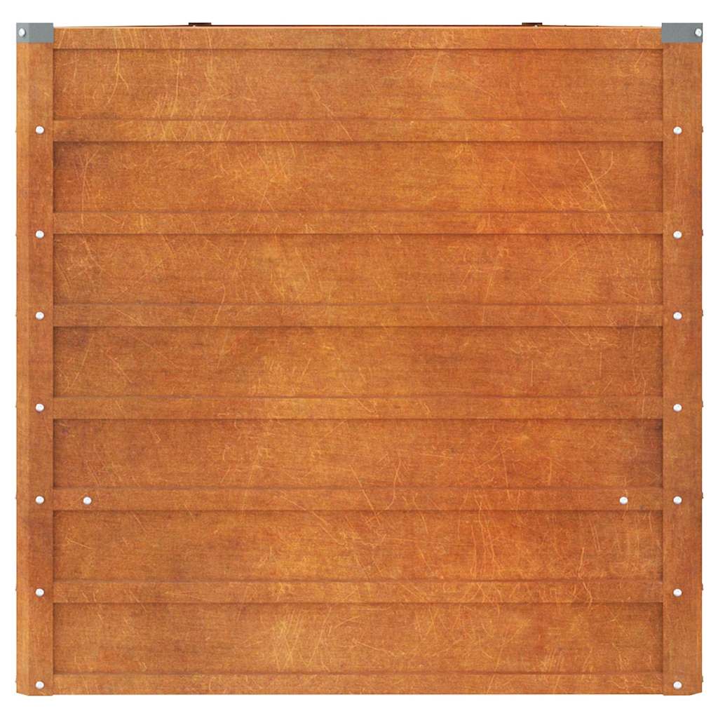 Aukštas sodo lovelis, rūdžių, 400x80x77cm, Corten plienas Aukštas sodo lovelis, rūdžių, 400x80x77cm, Corten plienas - Image 5