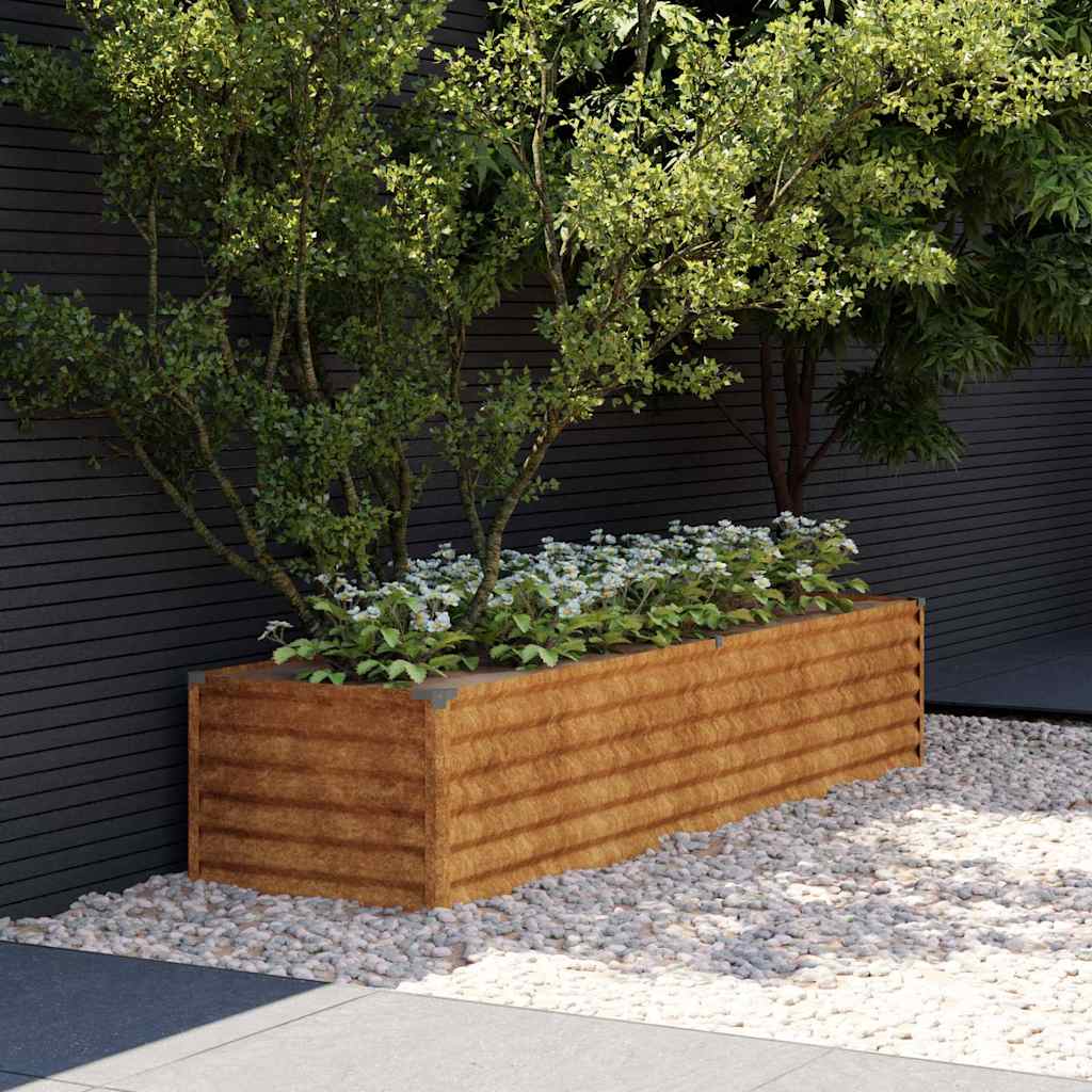 Pakelta sodo lysvė, 194x50x36 cm, Corten plienas Pakelta sodo lysvė, 194x50x36 cm, Corten plienas - Image 2